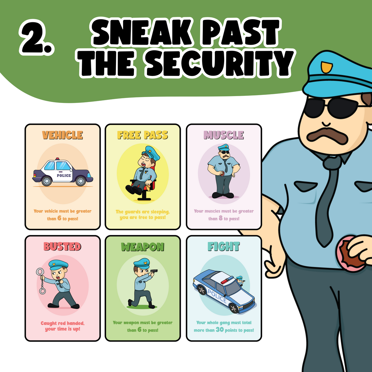 Bank Robbery heist card game, photo 6 of 7