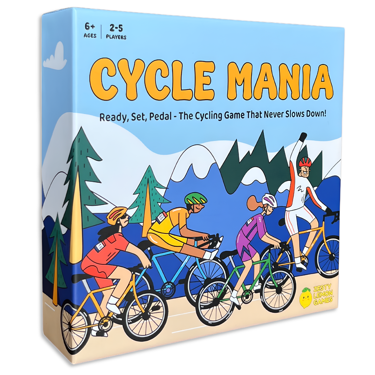 Cycle Mania, a cycling board game by Zesty Lemon Games